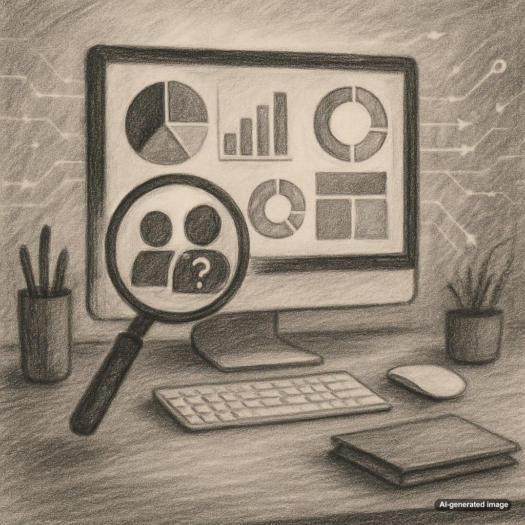 Illustration of a blog post with an FAQ section targeting user queries