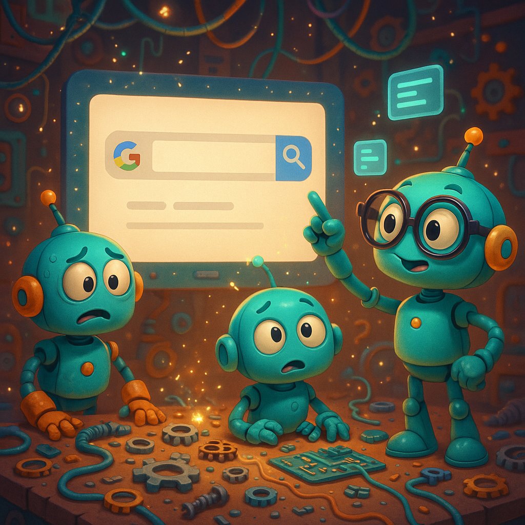 Illustration of Google's NLP algorithms analyzing content for featured snippets