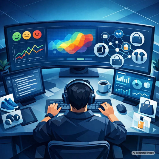 Illustration representing sentiment analysis for choosing emotionally resonant blog topics for a target audience