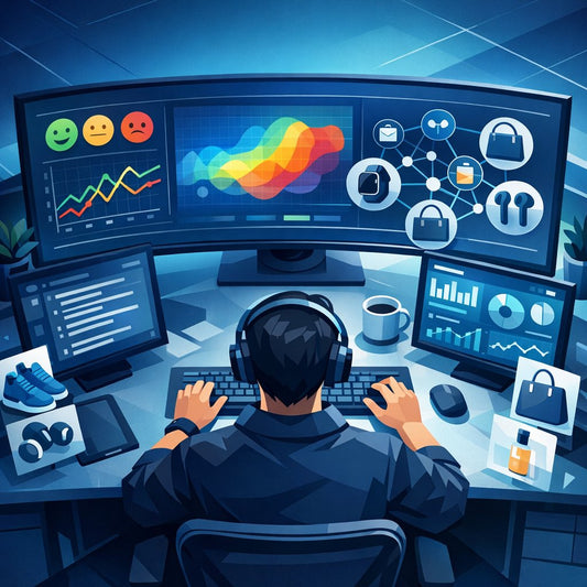 Illustration representing sentiment analysis for choosing emotionally resonant blog topics for a target audience