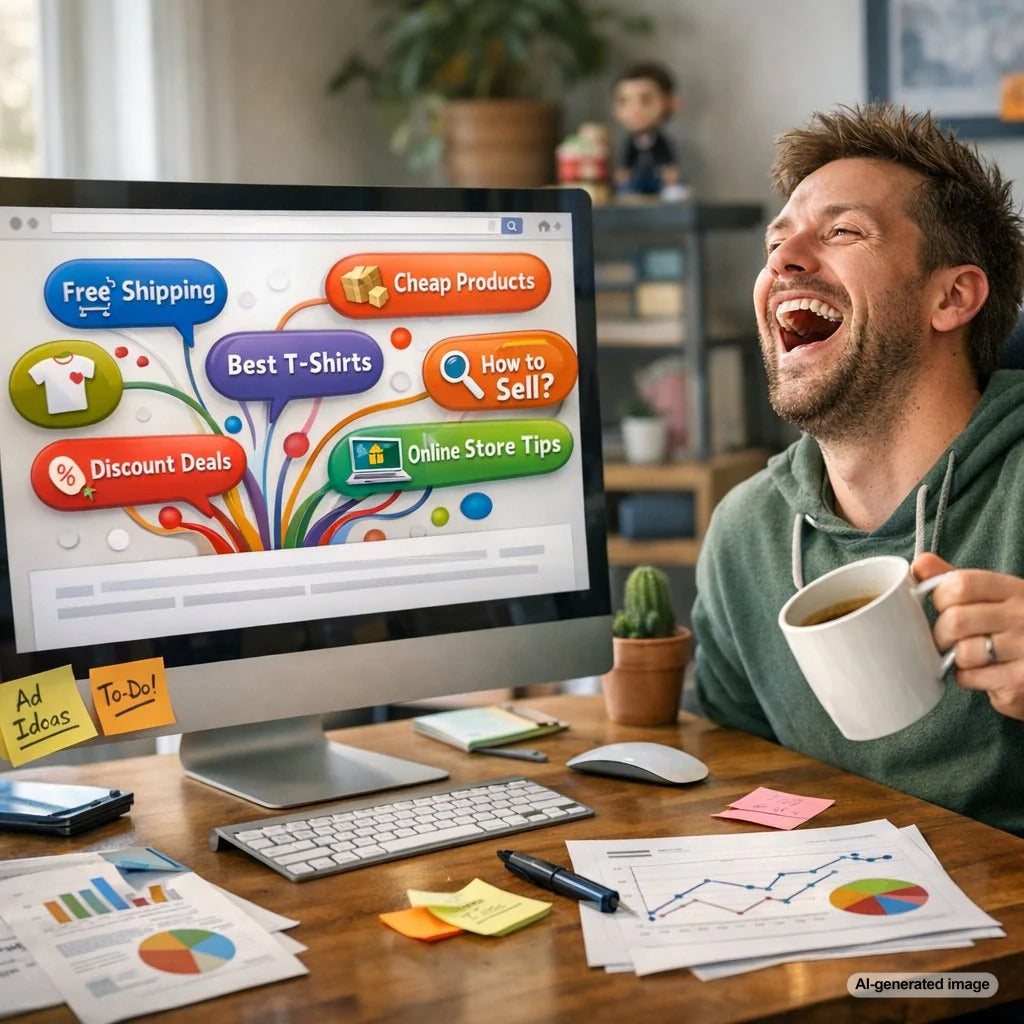 SEO keyword research concept showing how Google related searches can expand a long-tail keyword list