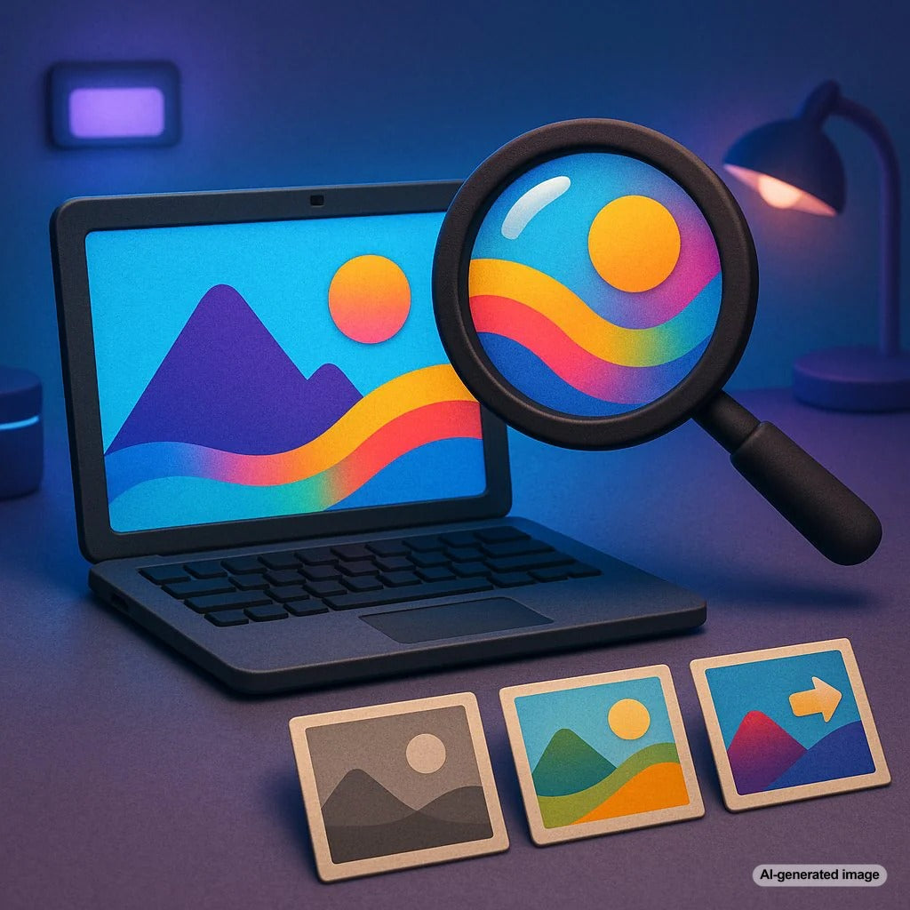 Image Optimization for SEO Best Practices Concept Visual