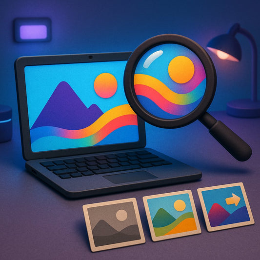 Image Optimization for SEO Best Practices Concept Visual