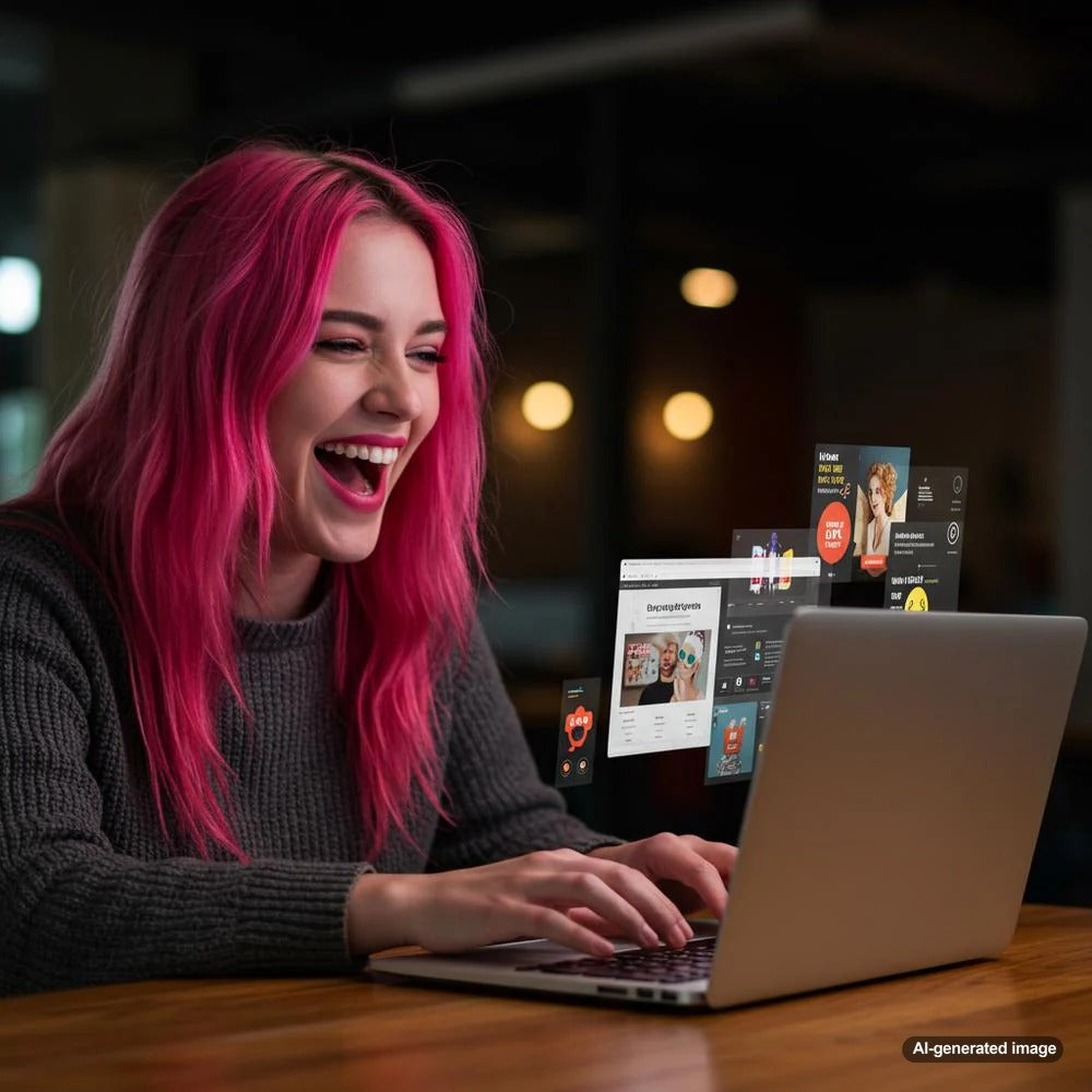 Illustration depicting enhanced user experience through intuitive website design