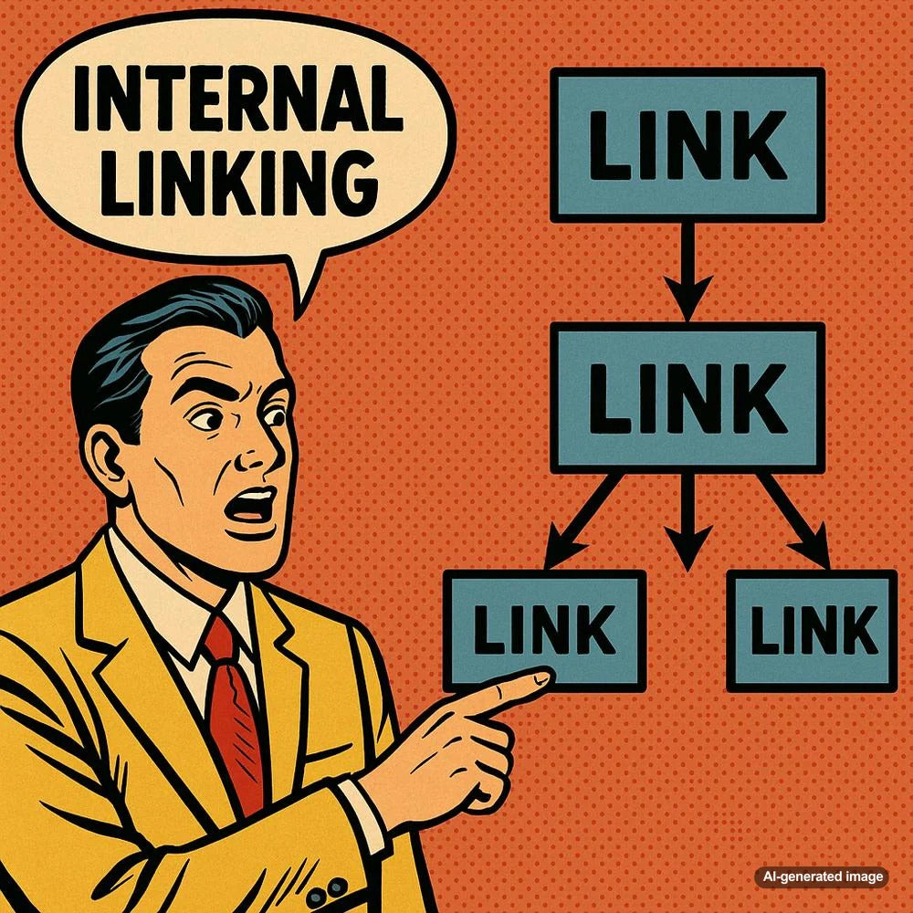 Diagram illustrating internal linking strategies to boost SEO