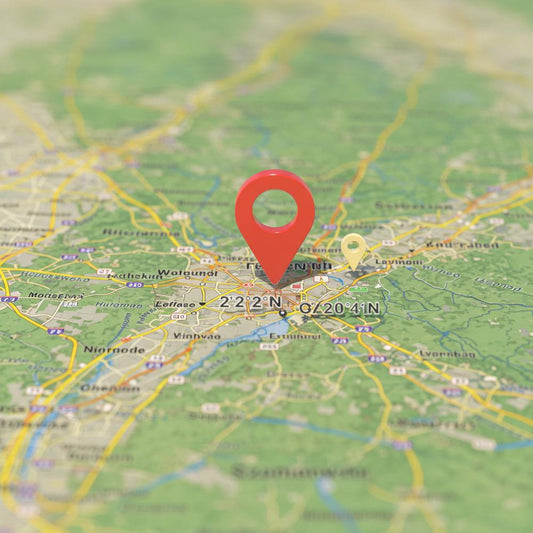 Illustration depicting geotagging images for SEO benefits