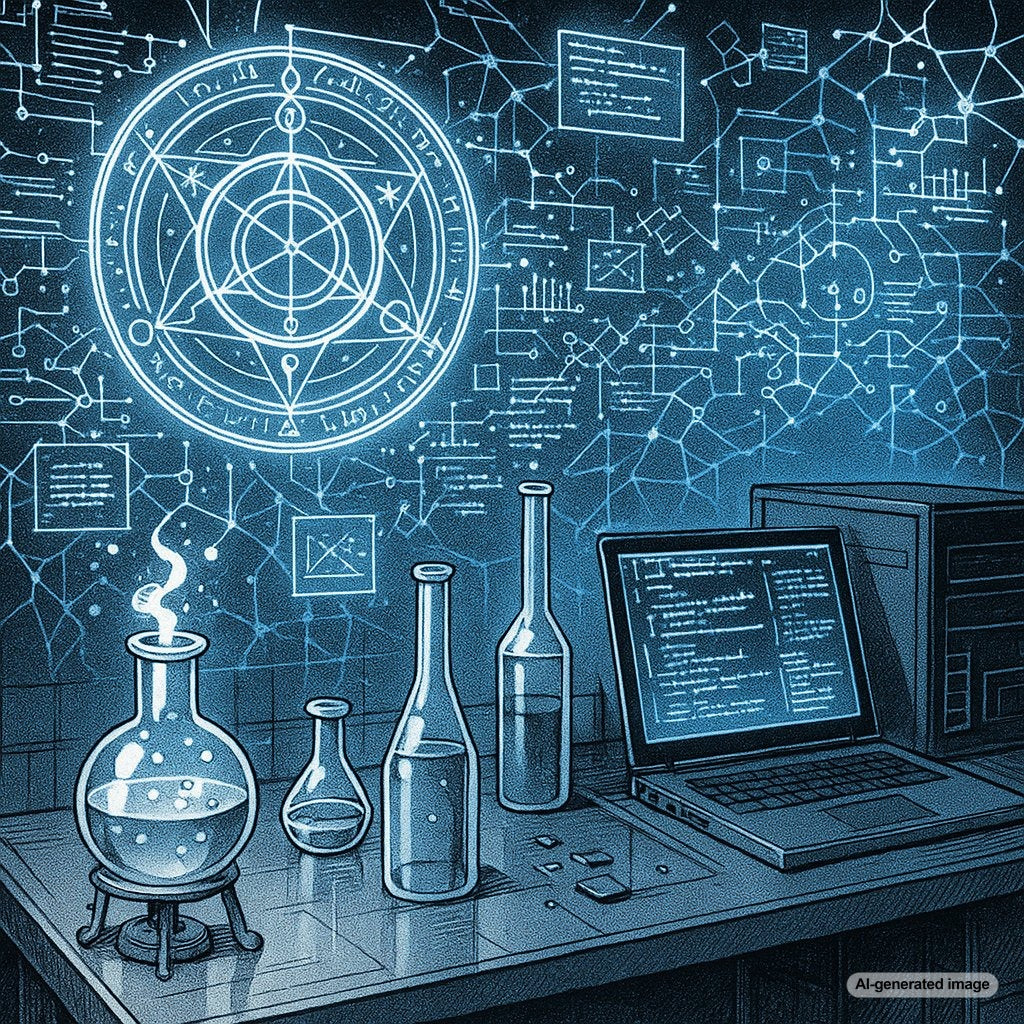 Is SEO just a modern form of alchemy golden digital transformation concept
