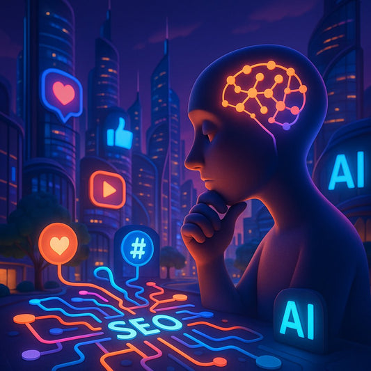 Is SEO still worth it with the rise of AI and social media graphic