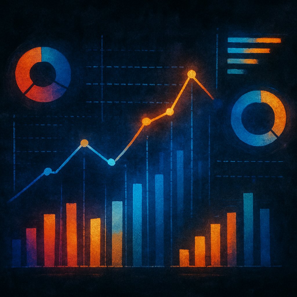 Marketing KPIs dashboard showing essential metrics for business success