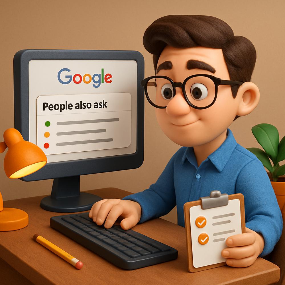 A visual representation of Google's People Also Ask feature showcasing related questions and answers