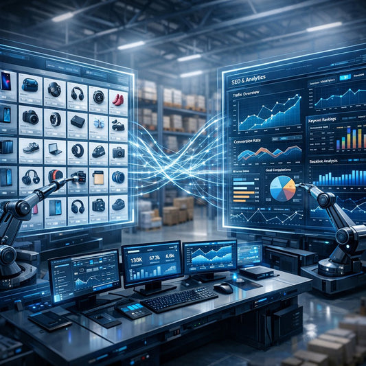 Product page content strategy showing product descriptions and SEO content unified into one helpful ecommerce page