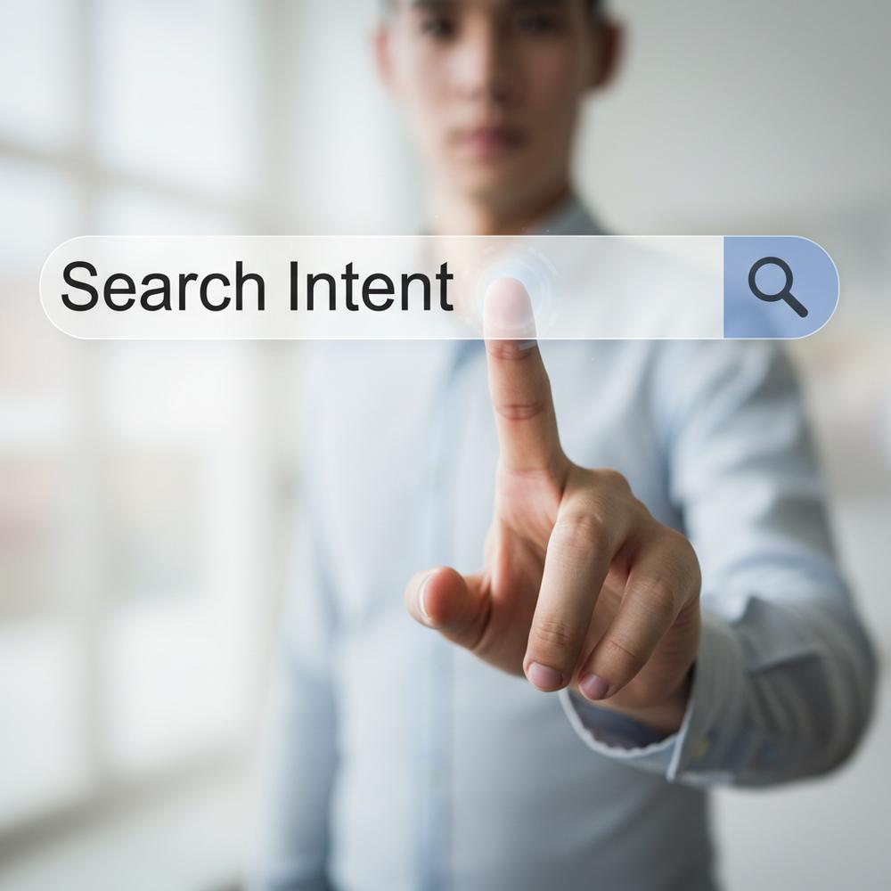 Illustration depicting various types of search intent in SEO optimization