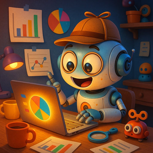 A visual representation of SEO analytics for bloggers, showcasing Google Search Console and GA4 integration