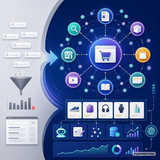 SEO keyword strategy for 2026 showing the shift from individual keyword targeting toward comprehensive topic authority and organic search growth