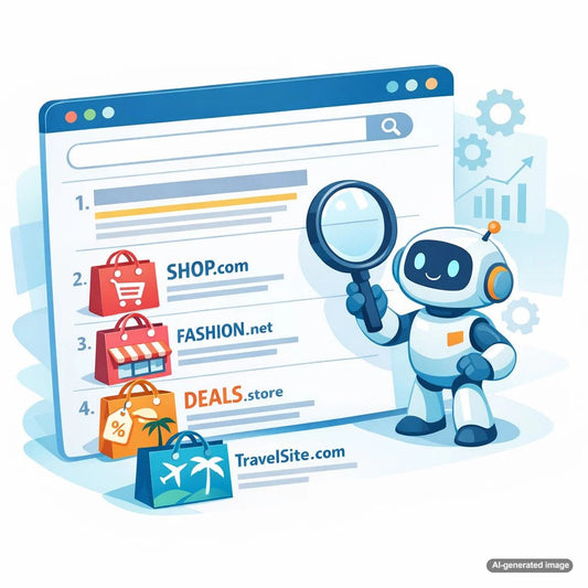 Illustration representing the exact match domain fallacy in modern SEO strategy