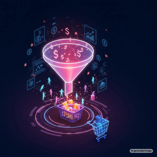 Illustration depicting the impact of blogging on eCommerce conversion rates
