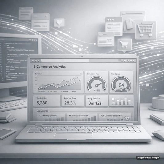 Core Web Vitals dashboard illustrating blog performance, page speed, and user experience improvements for stronger SEO rankings