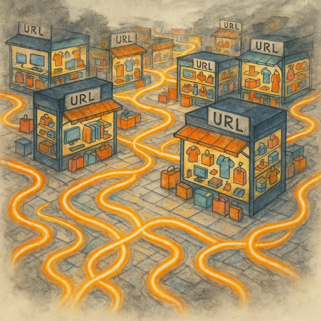 Illustration Showing Canonical URL Versus Dynamic URL Parameters for Ecommerce