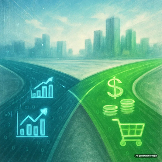 The intersection of CRO and SEO: turning traffic into revenue. A visual representation of digital marketing strategies.