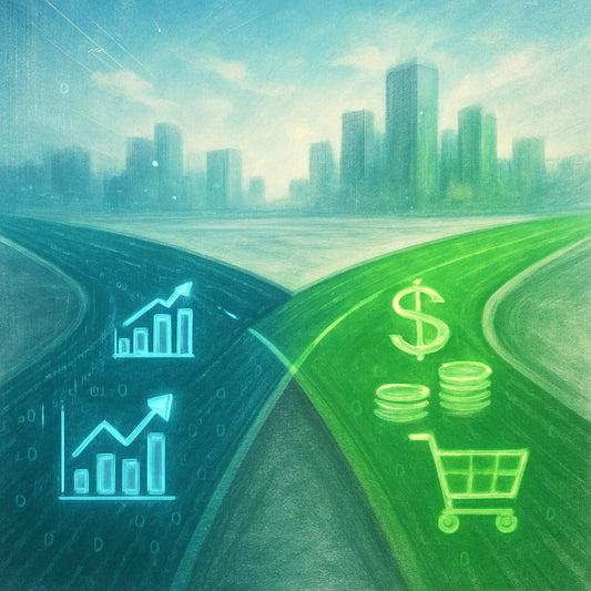 The intersection of CRO and SEO: turning traffic into revenue. A visual representation of digital marketing strategies.