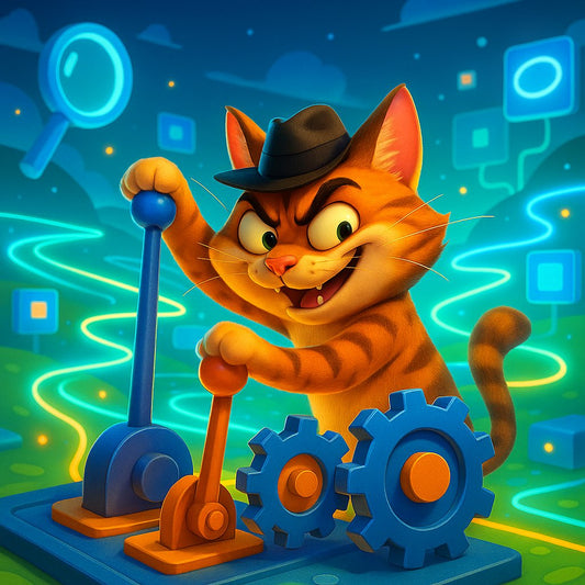 Illustration of SEO tactics with a focus on black hat techniques