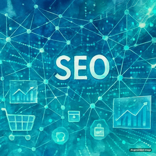 Illustration of E-commerce SEO strategies focusing on long-tail keywords