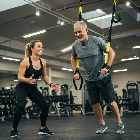 Personal trainer writing a blog to build their brand