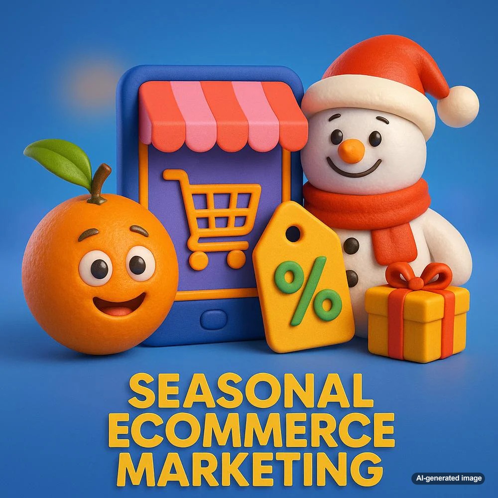 Illustration depicting the role of blogging in seasonal eCommerce marketing