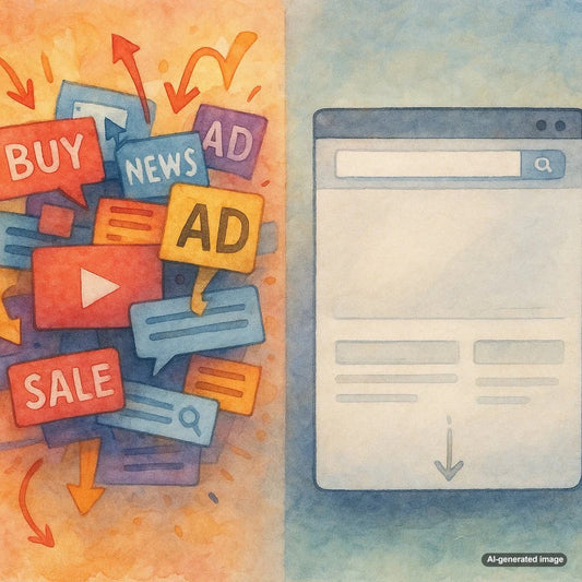 Illustration showing cognitive load impact on website engagement