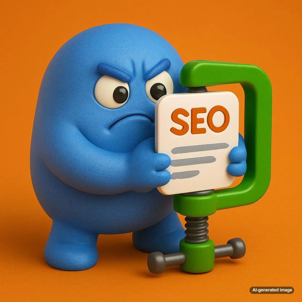 Illustration depicting the impact of compression on SEO and website speed