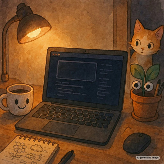 Dark mode blog design example showing a dark themed blog layout