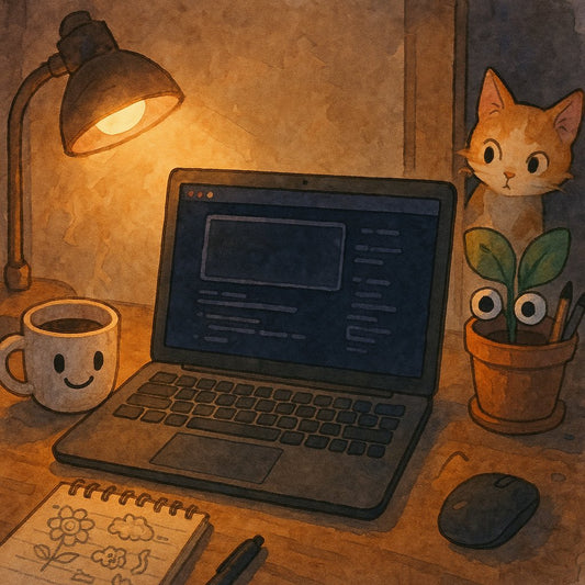 Dark mode blog design example showing a dark themed blog layout