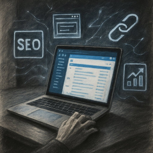 Optimized email signature showcasing SEO and link building strategies