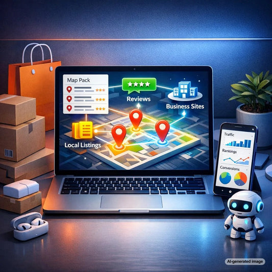 Local citations and business listings helping improve Google Map Pack rankings
