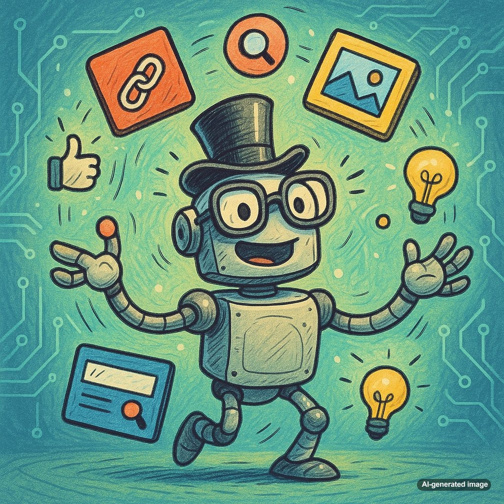 Illustration depicting reinforcement learning in Google's ranking algorithms