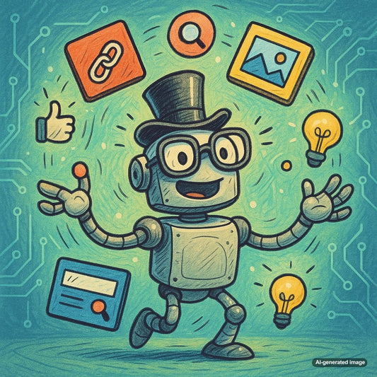Illustration depicting reinforcement learning in Google's ranking algorithms