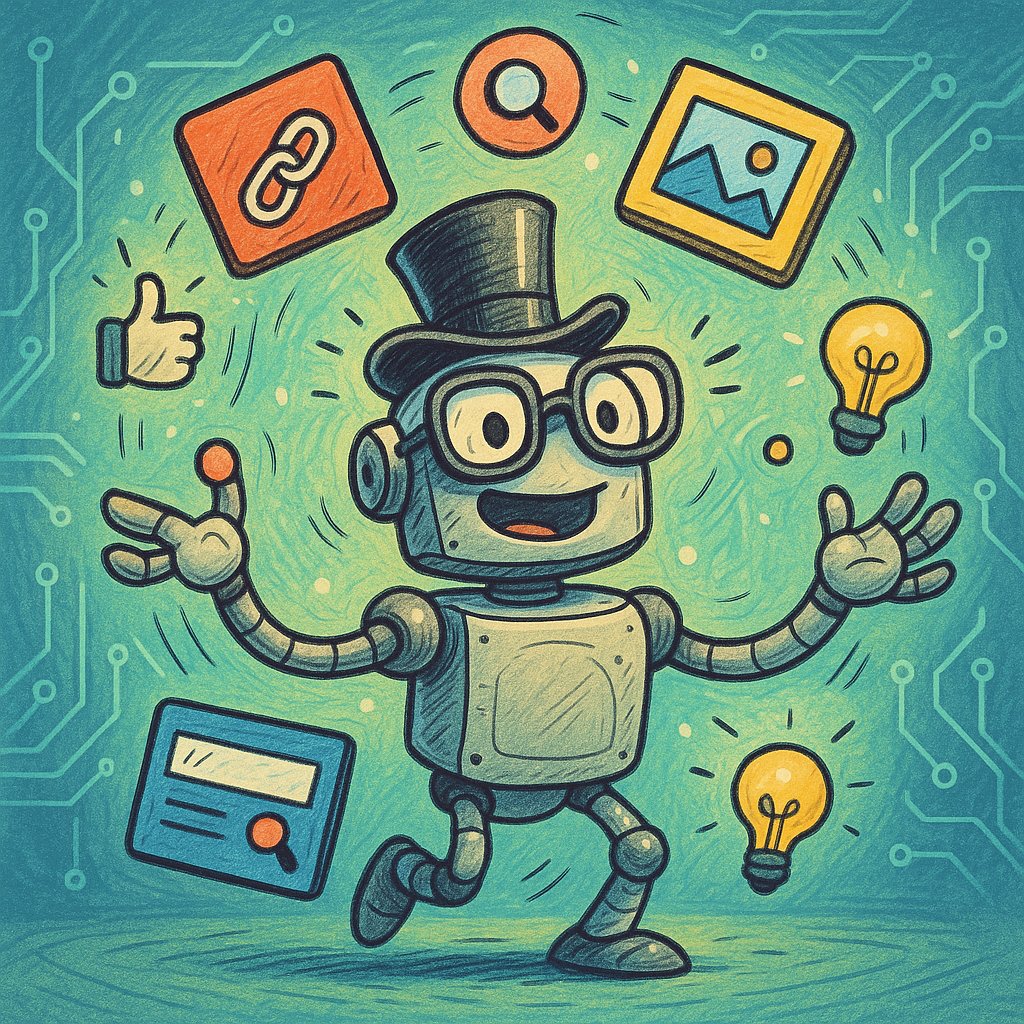 Illustration depicting reinforcement learning in Google's ranking algorithms