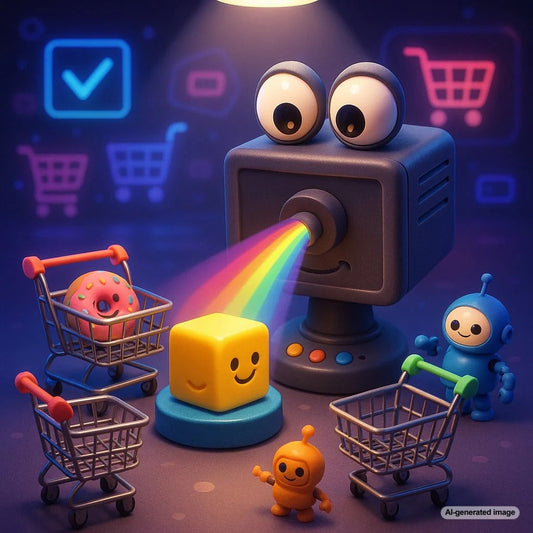 Interactive 3D model showcasing a product in an e-commerce setting