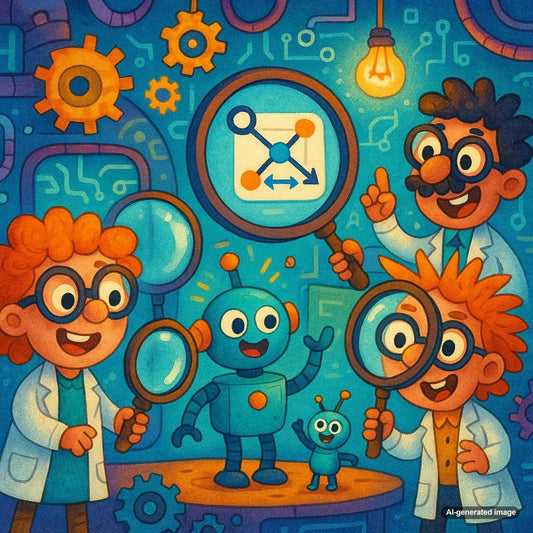 Illustration of federated learning in search algorithms impacting SEO