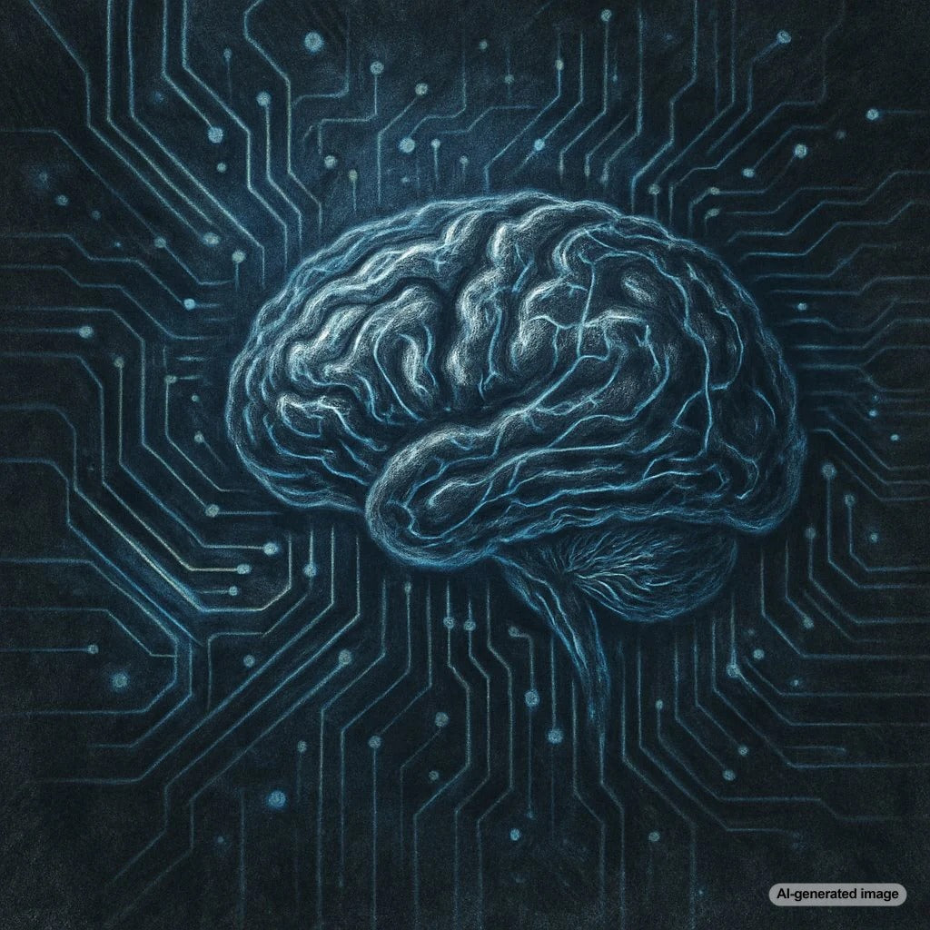 Visual representation of Neuralink's brain-computer interface technology