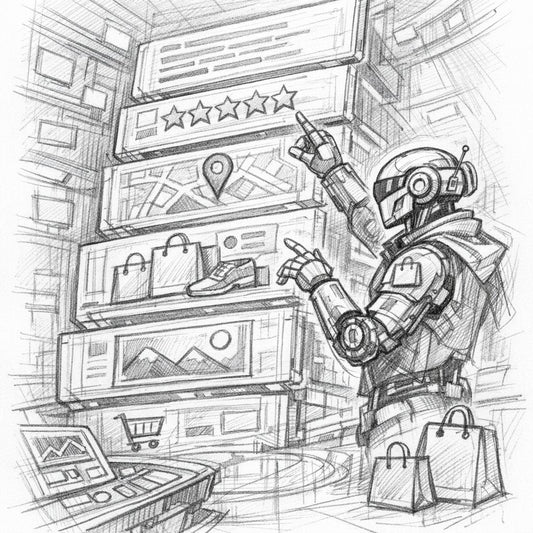 Diagram-style featured image representing the SERP feature stacking strategy with multiple Google result features layered together