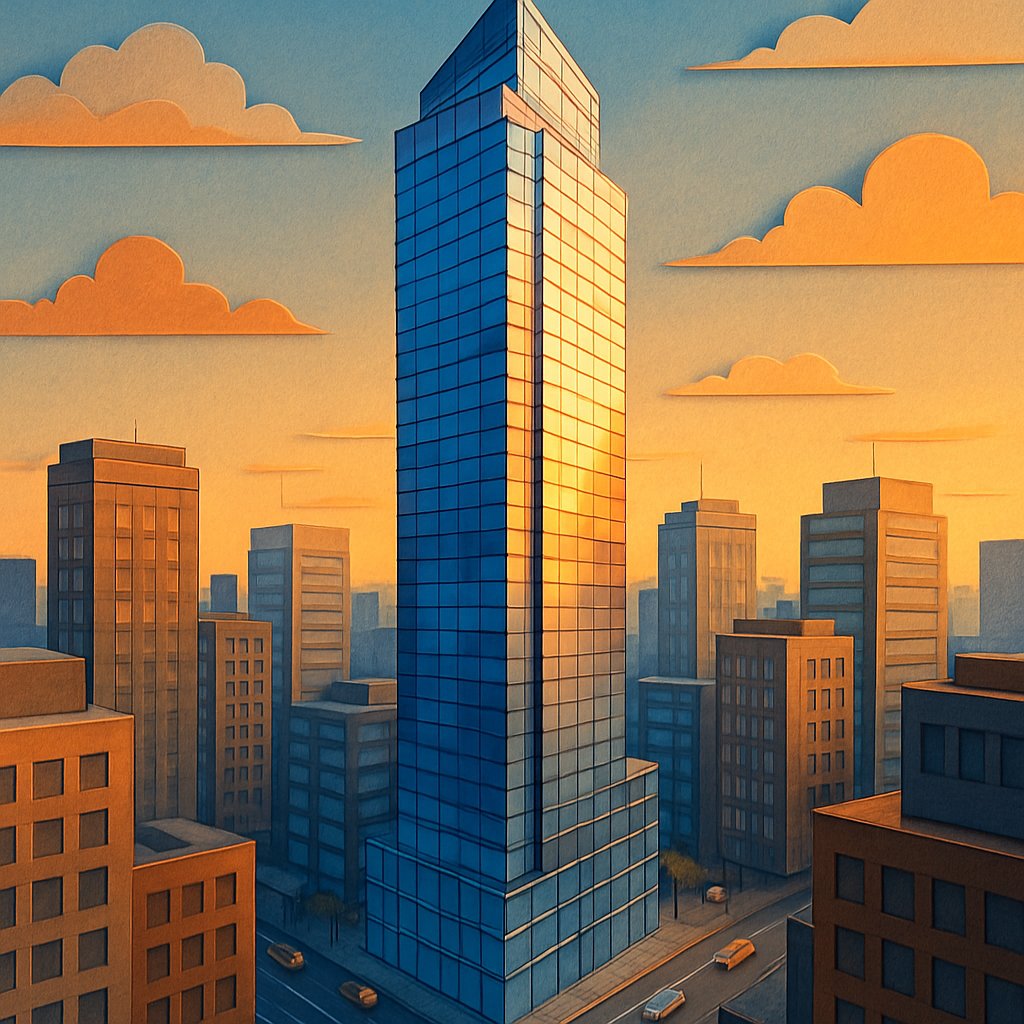 Illustration of the skyscraper technique for link building