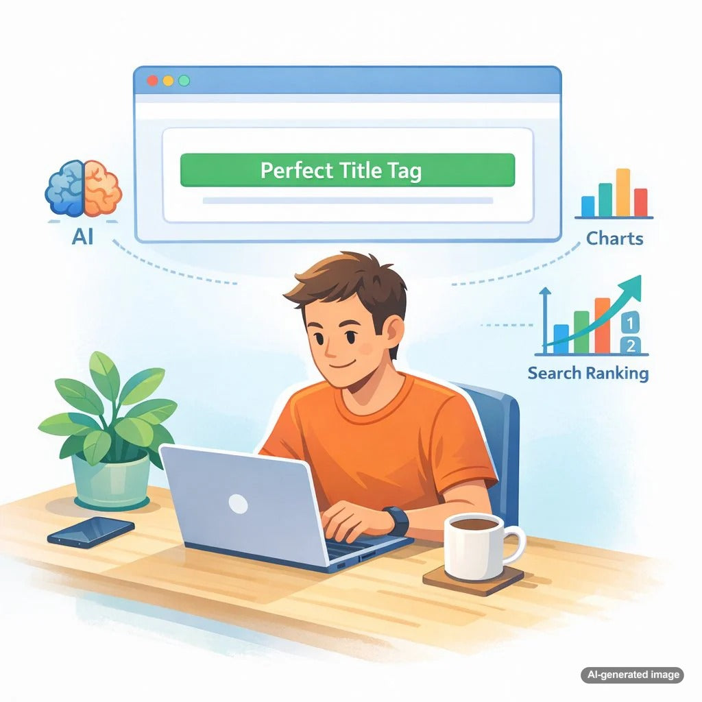 Example of title tag displayed in search engine results
