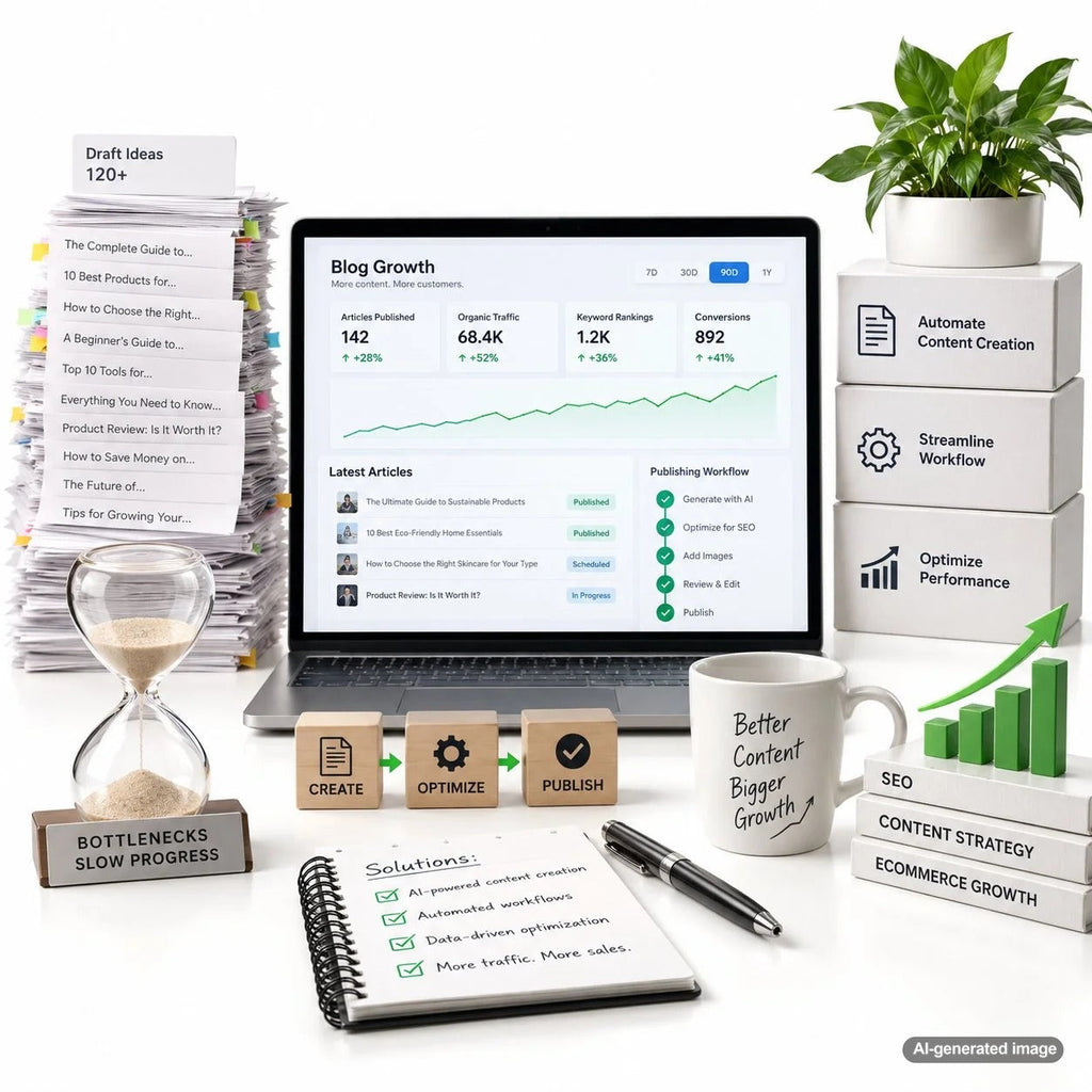 The top three challenges in scaling a blog and practical strategies for improving content quality, SEO organization, and sustainable organic growth