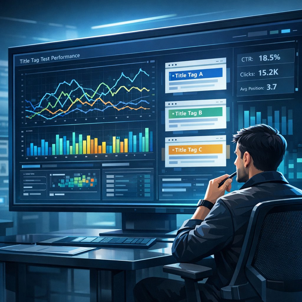 Analyzing competitor title tag rewrites over time for SEO growth and improved Google rankings