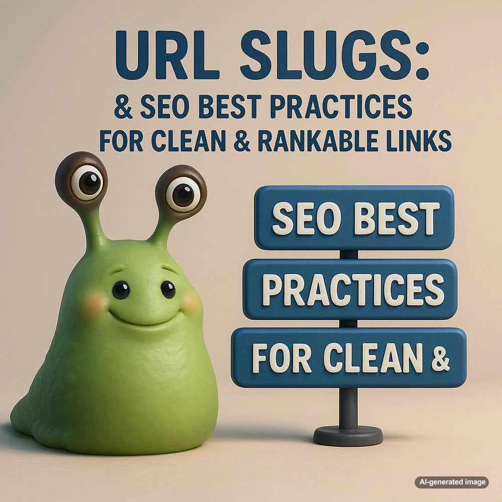 Illustration of SEO-friendly URL slugs for improved search engine rankings