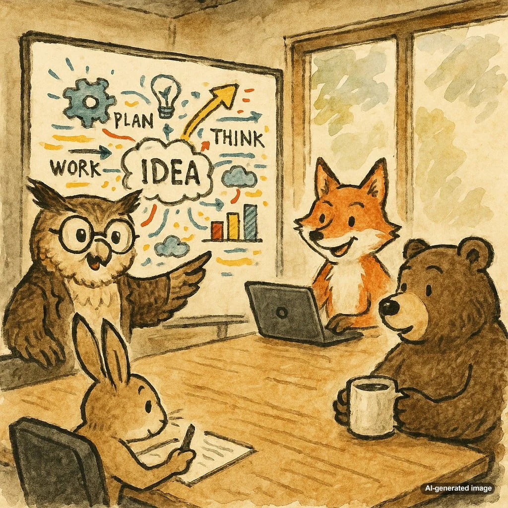 Fun illustration of psychographic segmentation for SEO targeting with humor and strategy