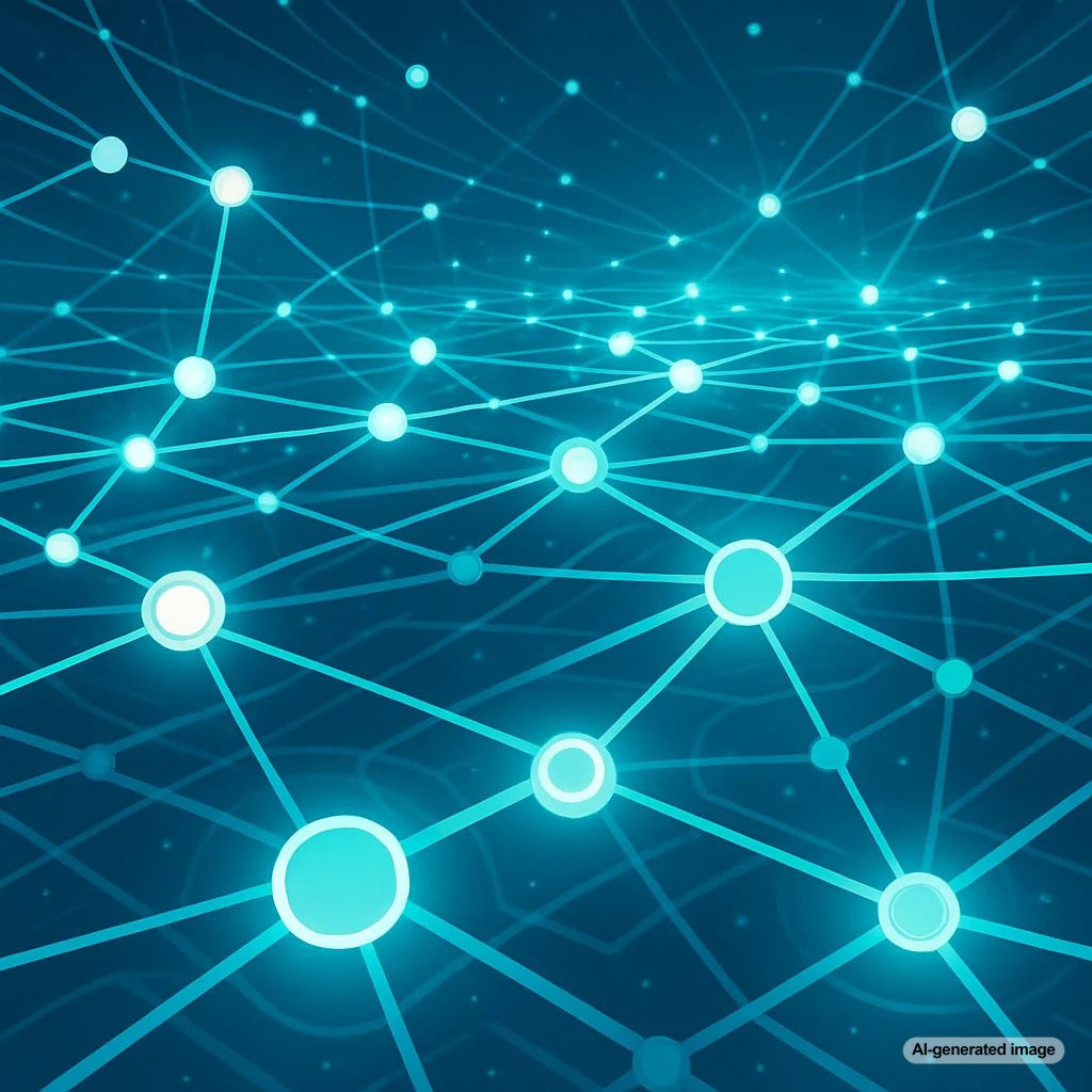 Illustration of backlinks network showing link building paths