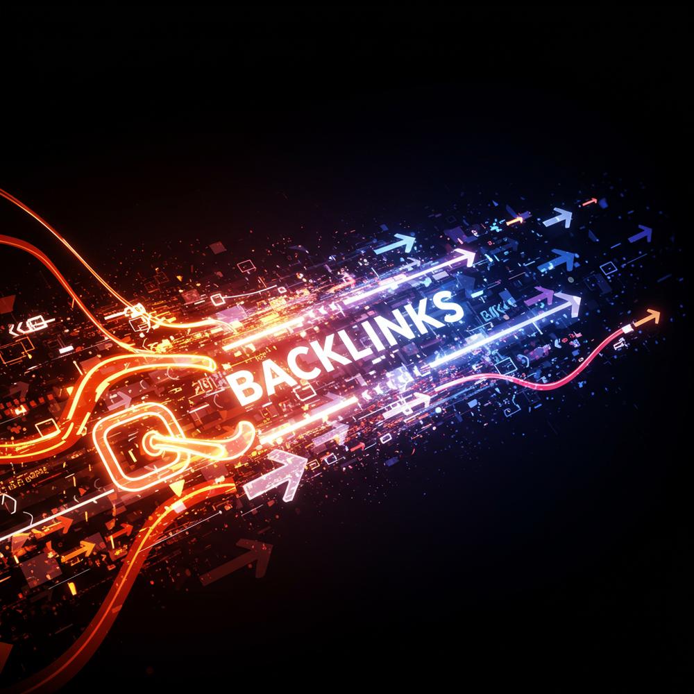 Illustration depicting the concept of backlinks in blogging