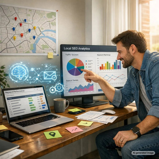 Illustration representing market segment keywords for local SEO and niche industry growth
